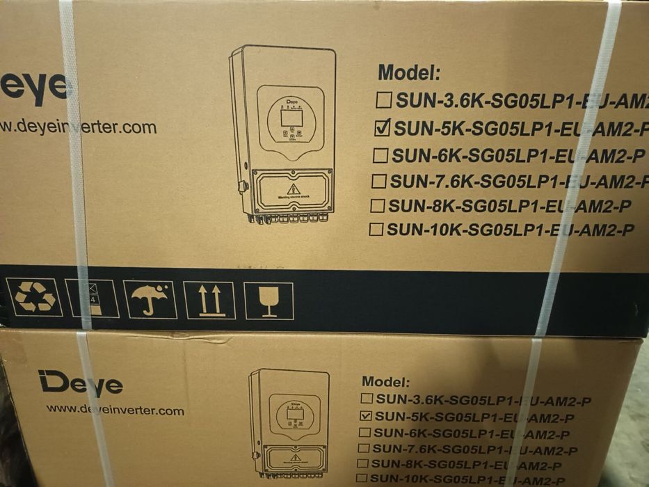 Гібридний інвертор Deye 8квт 1фаза