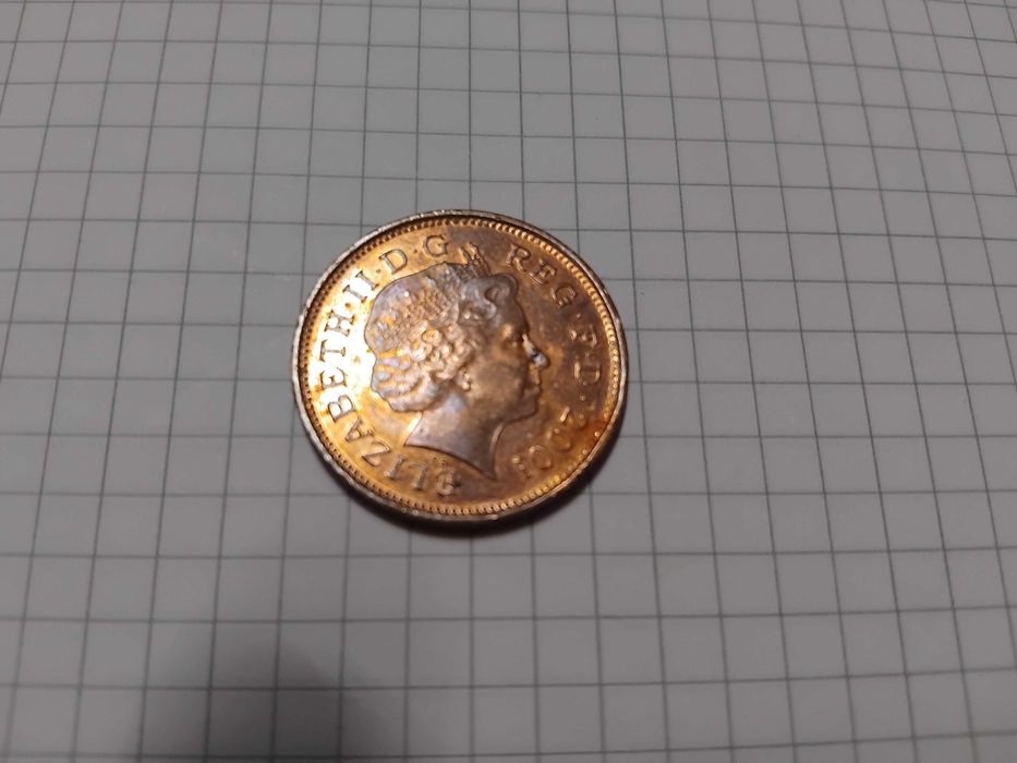 Moeda 2 Pence 2001 Elisabeth II