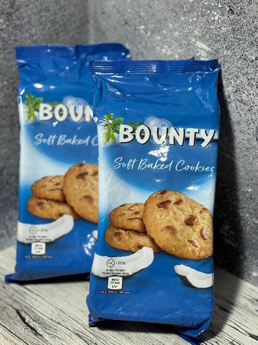 Печиво Bounty Soft Cookies 180 г.Баунті