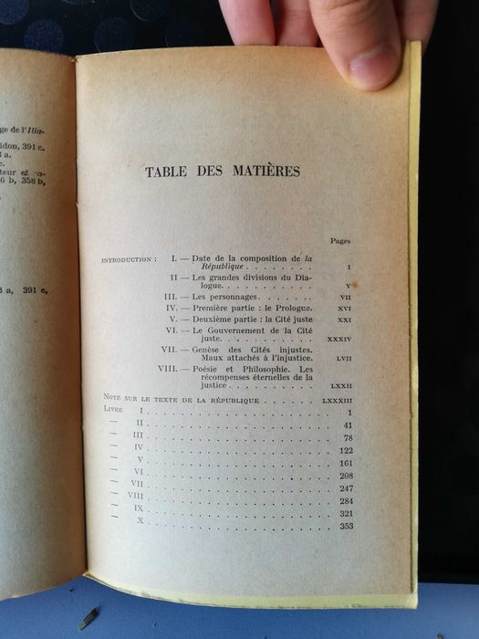 Oeuvres Complétes, La République, vol. 4 - Platon, Platão, c/ex-libris