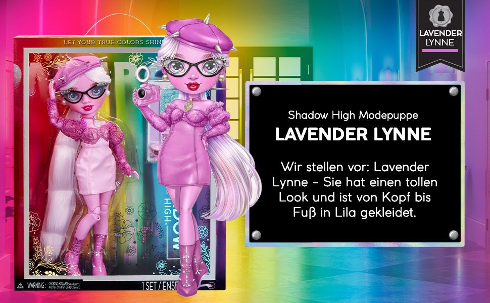 Rainbow High Shadow High Lavender - Purple Лаванда Лінн