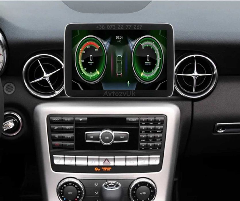Дисплей Mercedes Benz SLK SLC SL R172 R231 GPS USB Android 15 CarPlay