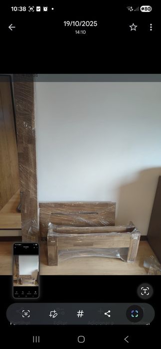 Estrutura de cama e estrado para venda em braga 120€