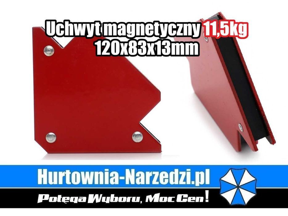 Uchwyt magnetyczny 120x83x13mm 11,5kg kątownik magnetyczny