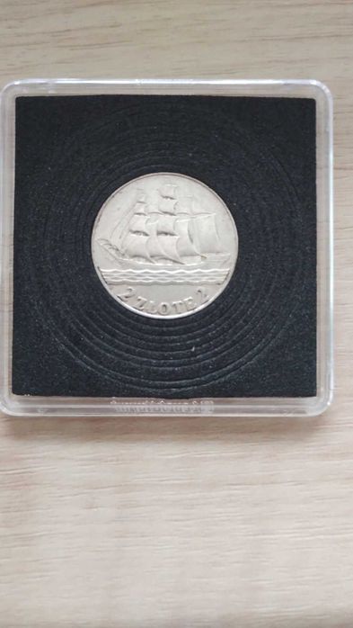 2 złote z 1936 r. ŻAGLOWIEC - srebro