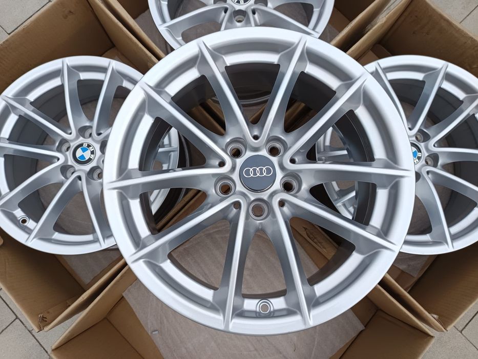 Felgi 16" 5x112 BMW OEM G20 G30 X1 X3 Audi A4 A8 Q7 VW Srebrne Nowe | #B1