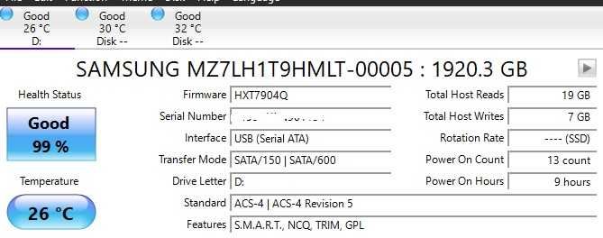 4 Unidades Disco SSD 1.92TB