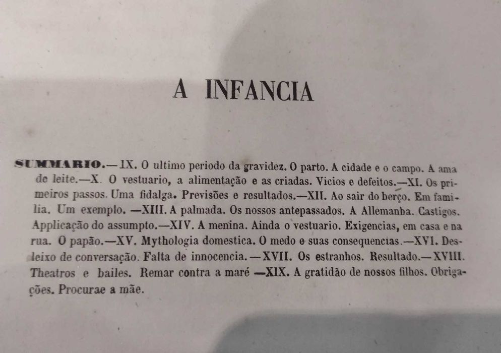 A Mulher sua Infância, educação e influencia na Sociedade S. de Frias