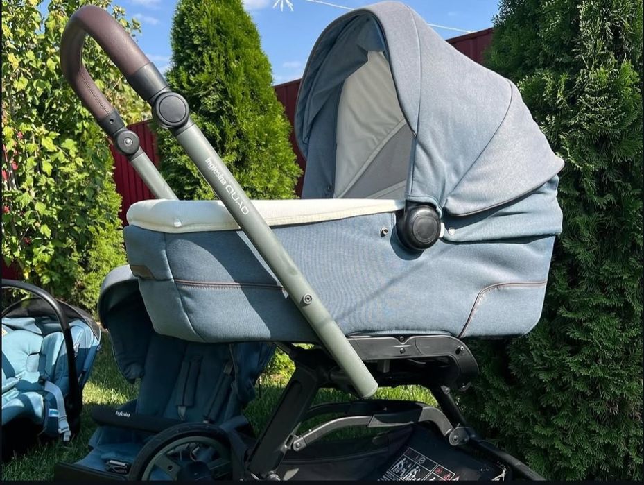 Коляска модульної системи 4 в 1 lnglesina QUAD Ascoti Green
