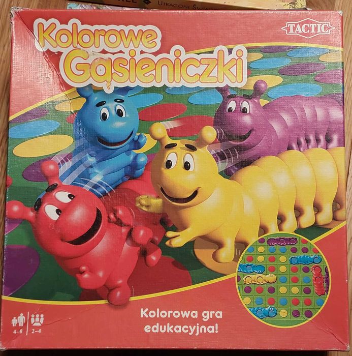 Gra 'Kolorowe gąsieniczki'