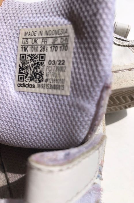 ADIDAS ORIGINALS
SUPERSTAR CF C - Branco / Prateado 28 1/2