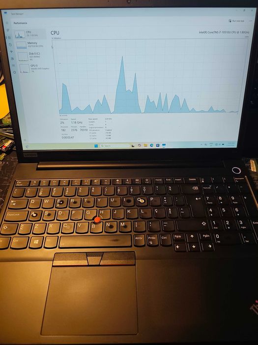 Lenovo E15 I7 10Gen 1.8 + 16GB + 512 SSD - VER NOTA
