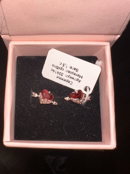 Срібні сережки chuttyevo