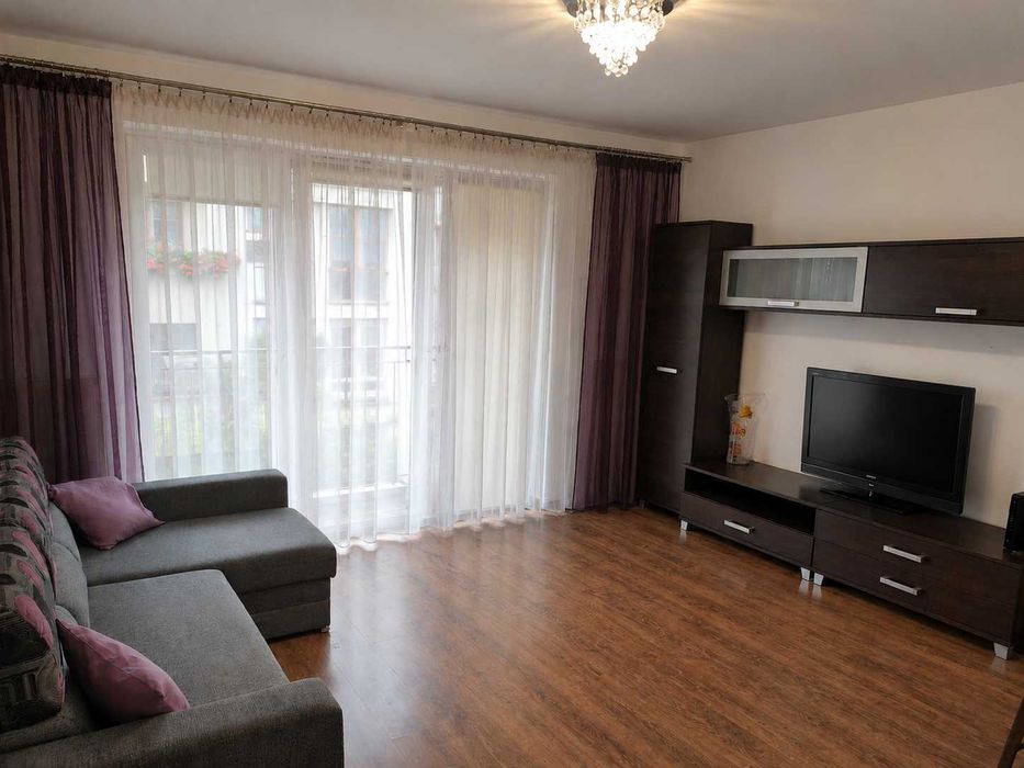 2 pokoje 48 m², umeblowane, balkon, garaż | Ząbki, Kopernika 29
