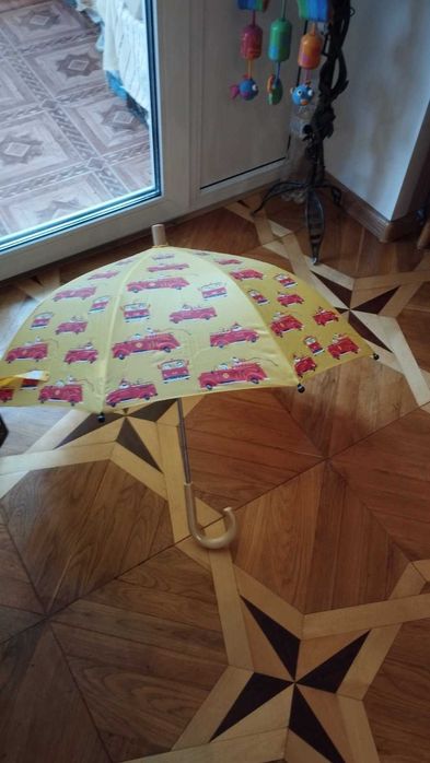 Парасоля тростина дитяча з машинками
