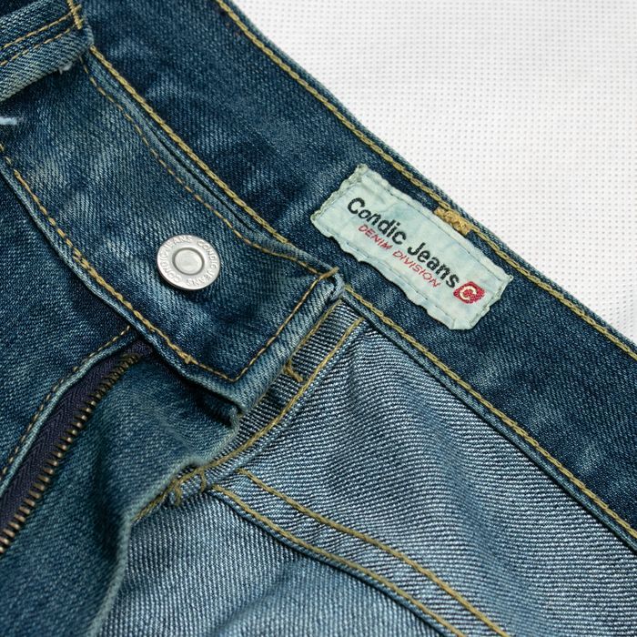 Spodnie Condic Jeans patchwork distressed Y2K hip hop baggy 32 japan s