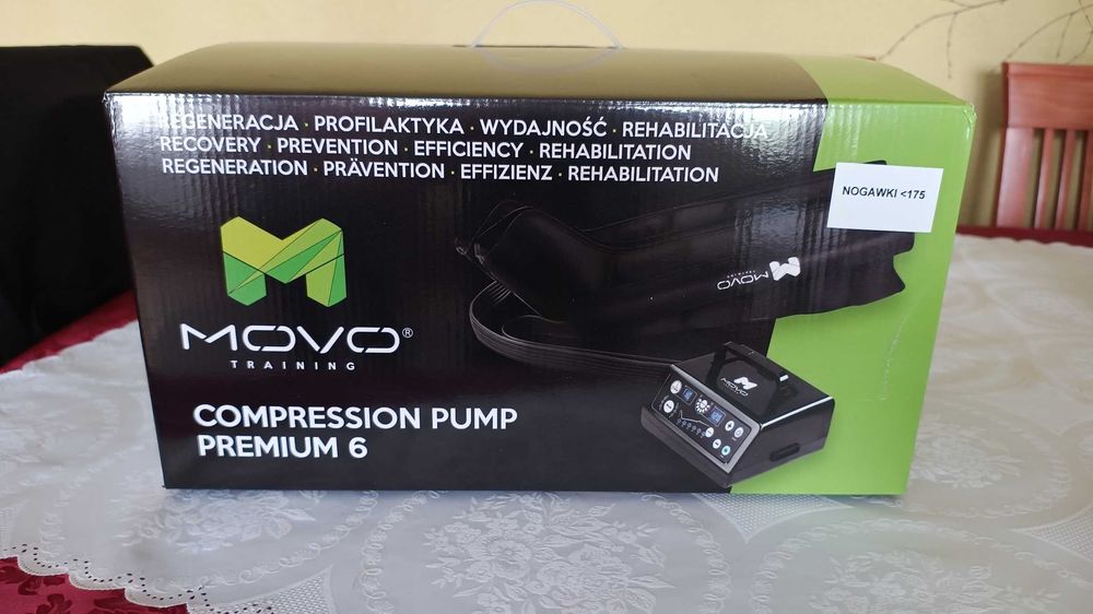 Masażer do nóg Movo Compression Pump Premium, nowy