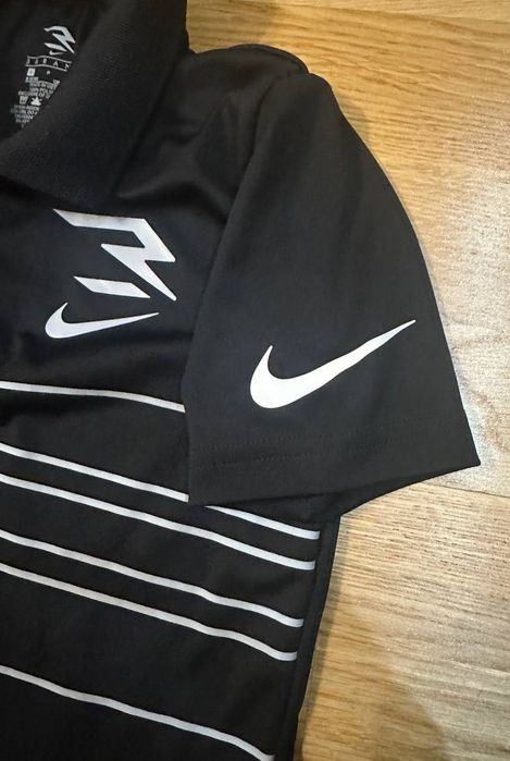 Дитяча чорна футболка-поло Nike Dri-FIT на 8-10 років