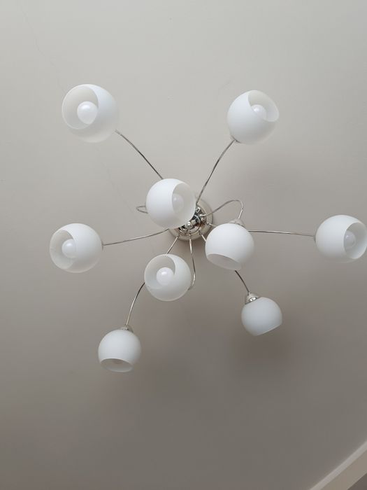 Lampa sufitowa pająk na 9 punktów zarowek E14