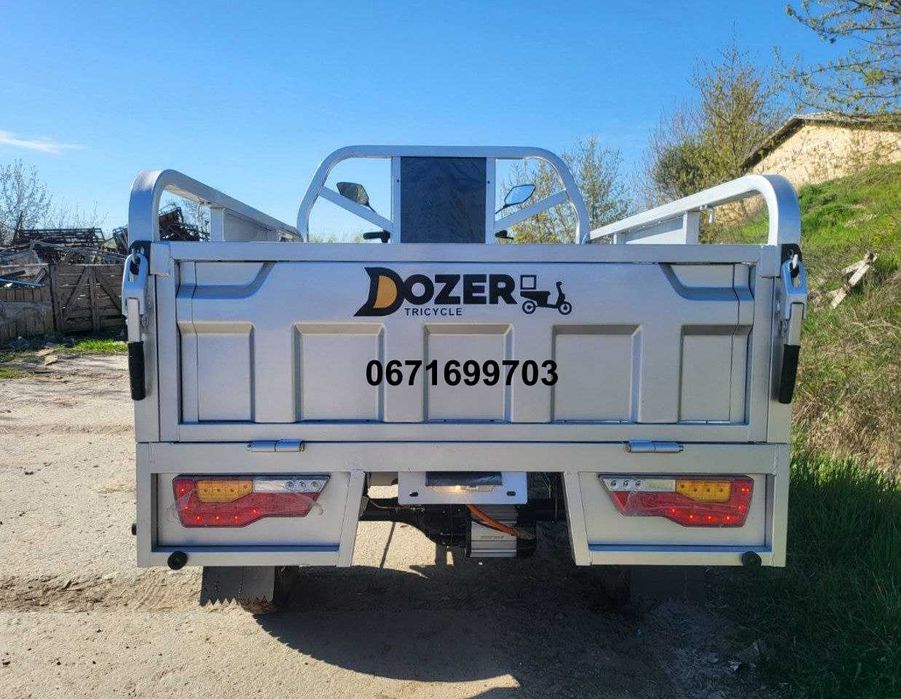 Електроцикл вантажний Dozer Model-3 1800W запас ходу 65 км Кредитуємо