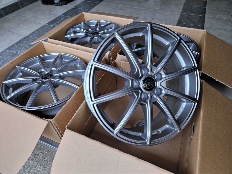 Alufelgi 18 5x114,3 Nissan Juke Qashqai Pulsar Leaf Primera GRAFIT 74#