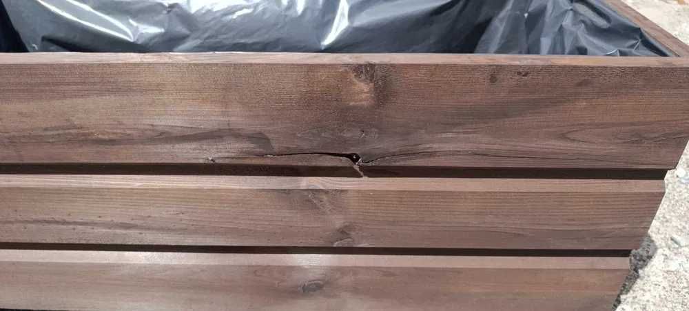 Duża donica 80x40x30 delikatnie uszkodzona
