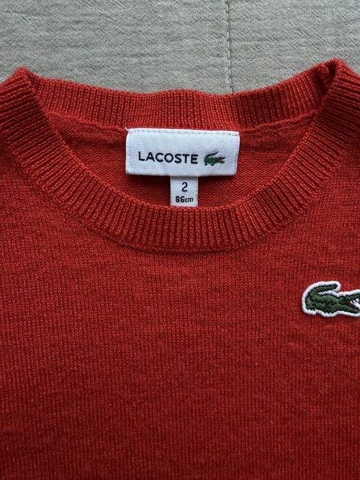 Дитячий светр lacoste на 2 роки