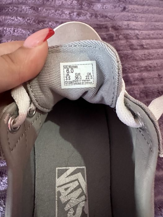 Vans plataforma cinzentos