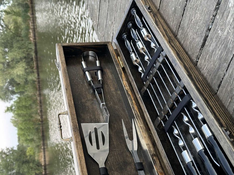 Набор шампуров, подарунок чоловіку, Подарунки, шампура, ПРОИЗВОДИТЕЛЬ