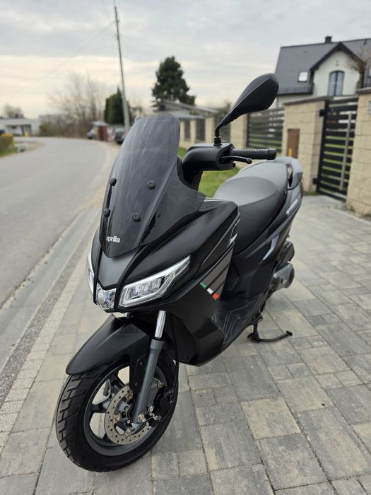 Aprilia SXR 50cc 2023r Czarna Piękna 2L/100km Transport Cała PL Raty !!
