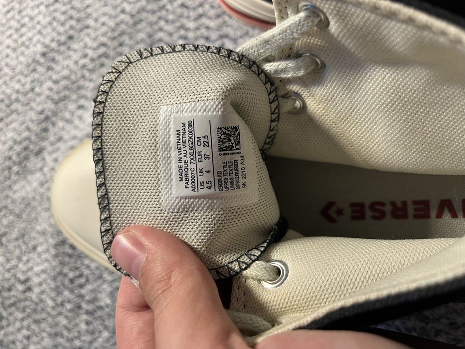 Trampki converse za kostke walentynkowe serduszka