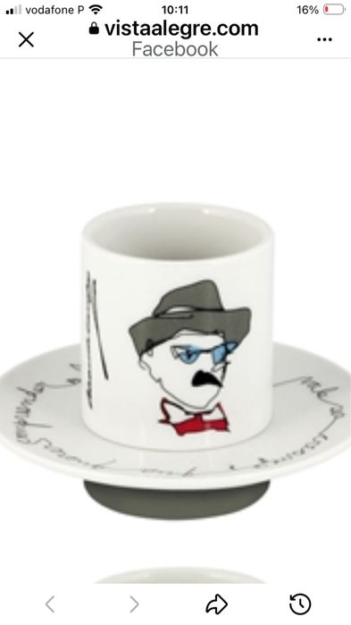 Chavenas de porcelana