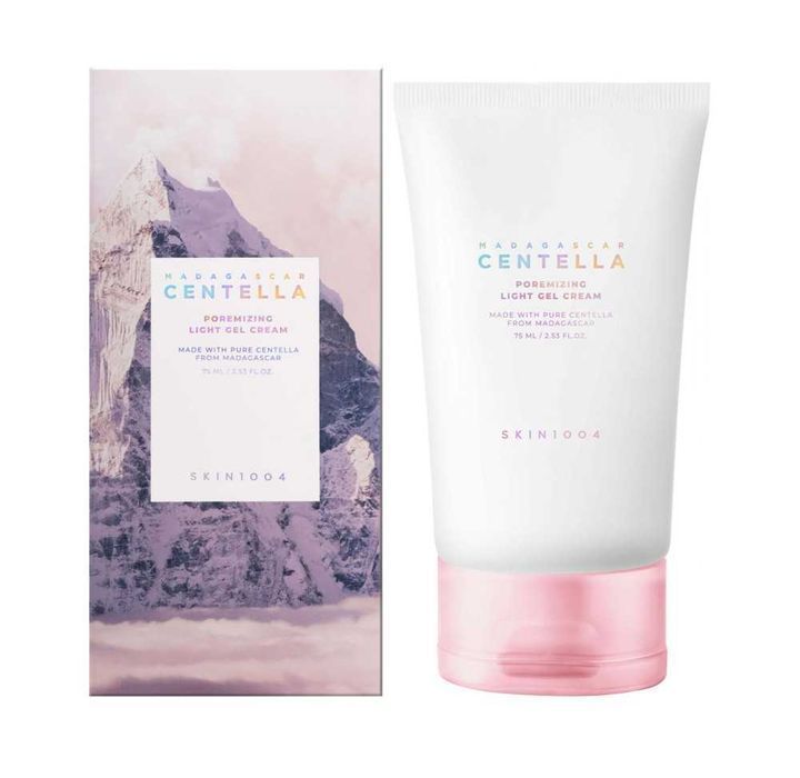 Гель-крем SKIN1004 Madagascar Centella Poremizing Light Gel Cream для обличчя з центелою, для пор та жирної шкіри, 75 мл оригінал