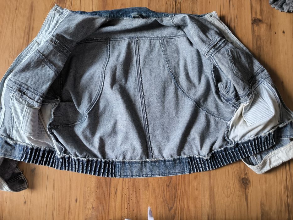 Katana jeansowa kurtka 90's vintage damska unisex L/XL niebieska