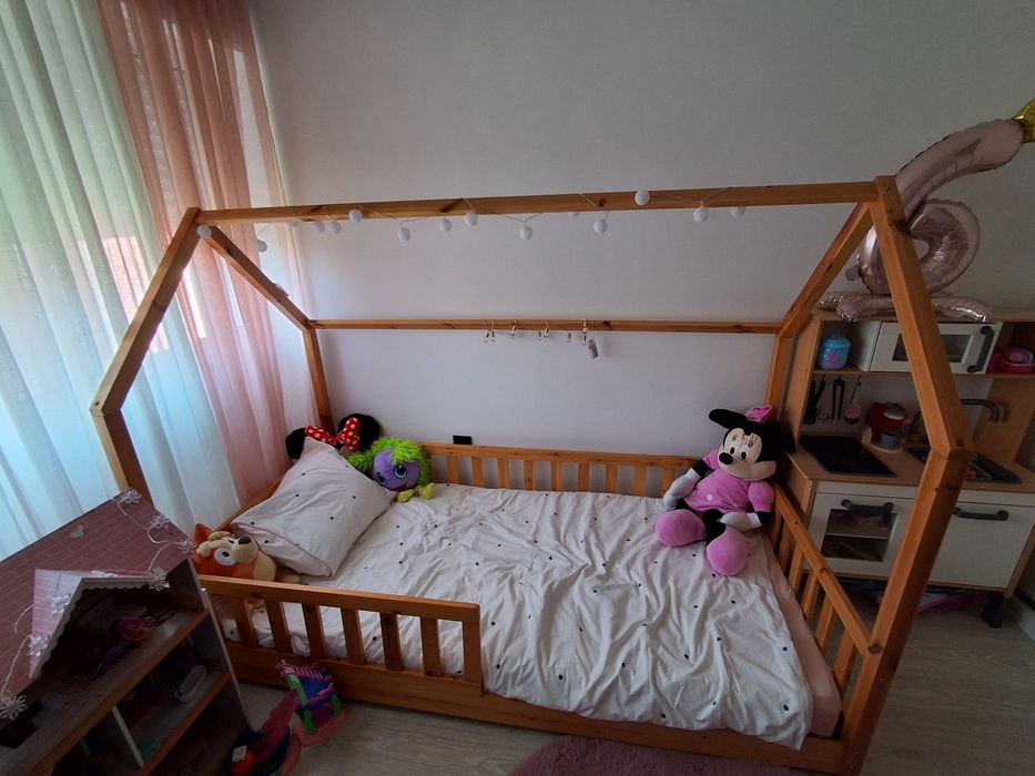 Móveis Quarto Menina + Cama MONTESSORI