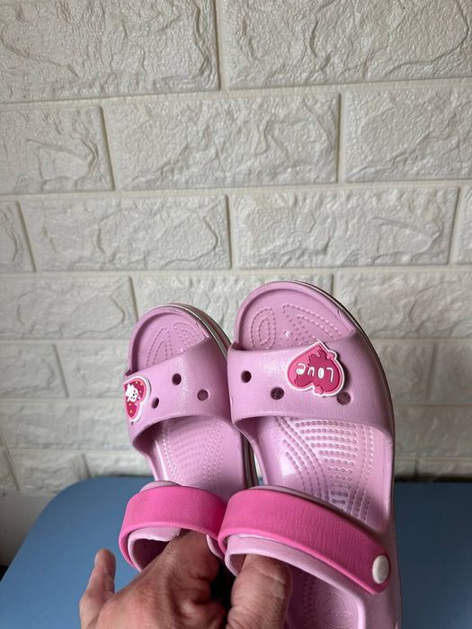 Crocs 33-34p j2 крокси шлепки сандалі босоніжки