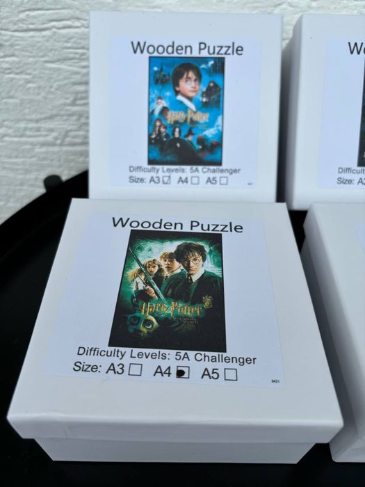 Puzzle Harry Potter pazly pazle drewniane rozmiar A3 A4 rodzinne pazl