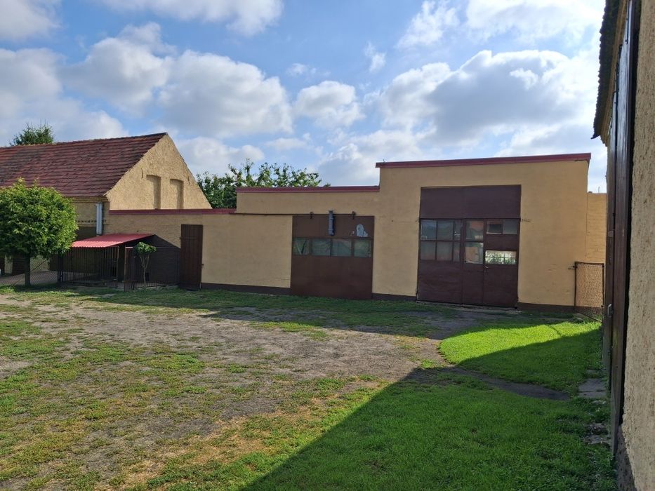 Dom z garażami i ogrodem