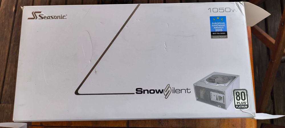 Fonte alimentação seasonic snow silent 1050w power supply