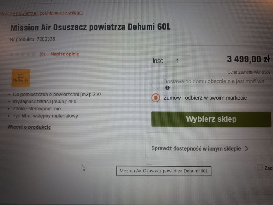 OSUSZACZ powietrza
