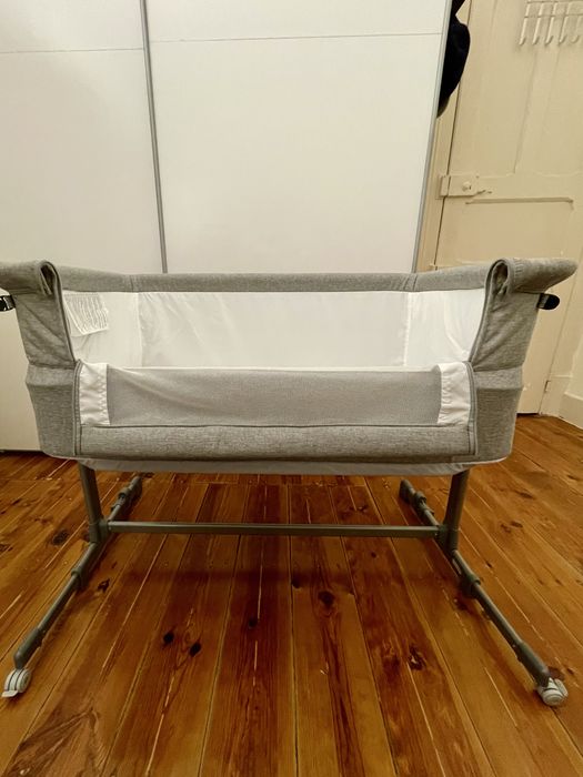 Berço Co-Slepping KINDERKRAFT Neste Up Cinzento Claro