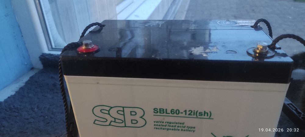 Акумулятор гелевий SSB60-12