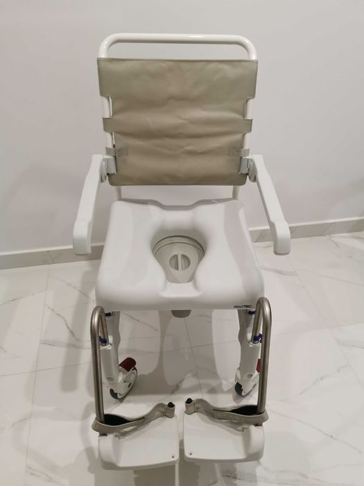 Cadeira de Banho/Sanitária Aquatec Ocean Ergo + Almofada Suave + Balde (Fatura Jan 2026)