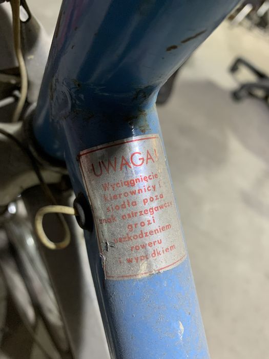 Rower Wigry 3 stan dobry ale do remontu