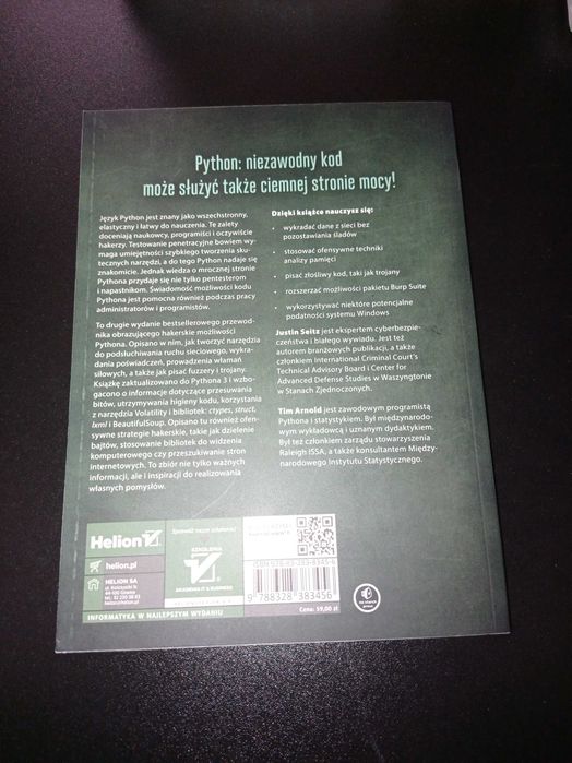 Black Hat Python Język python dla hakerów I pentesterów Wydanie II