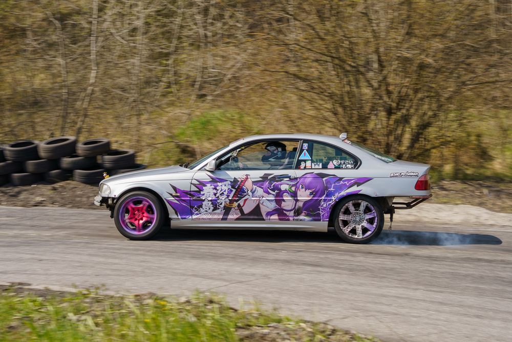 BMW e46 купе дріфт