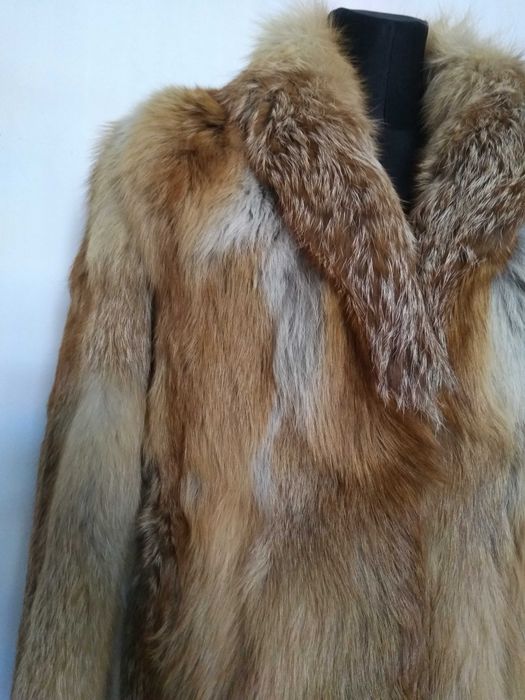 Futro z lisa futerko płaszcz roz.M/L