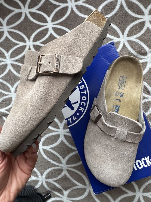 BIRKENSTOCK , колір беж- капучино розмір 39(24,5)