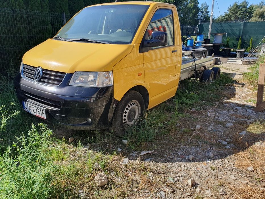 Transporter T5 2.5 2005r rama aluminiowa z hydrauliką.