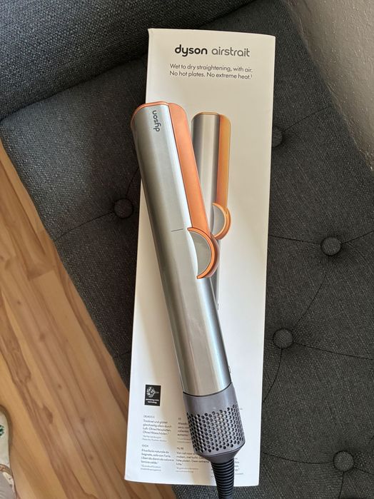 Dyson Airstrait Nickel/Copper — оригінал, гарантія до 06.2028